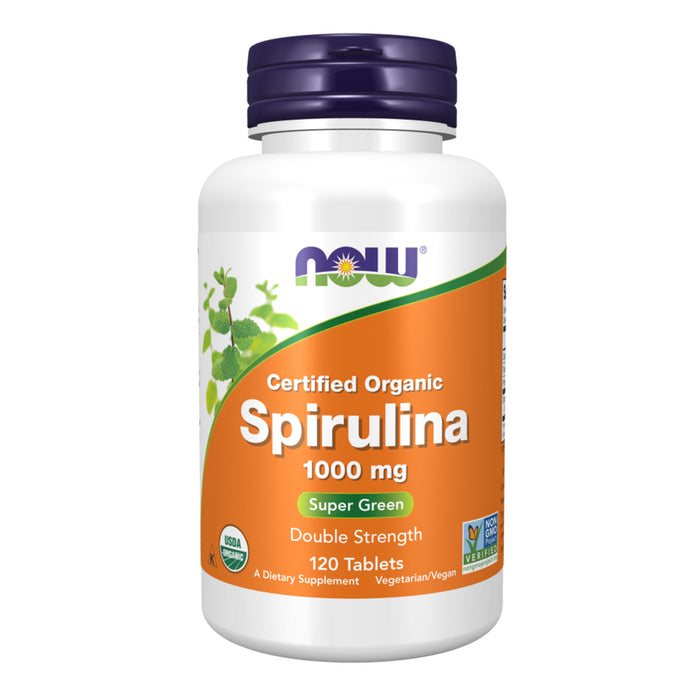 Spirulina Double Strength, 1000 mg Organic Tablets