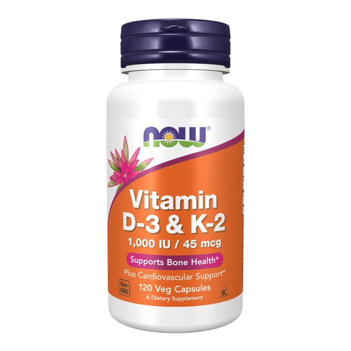 Vitamin D-3 & K-2 Veg Capsules